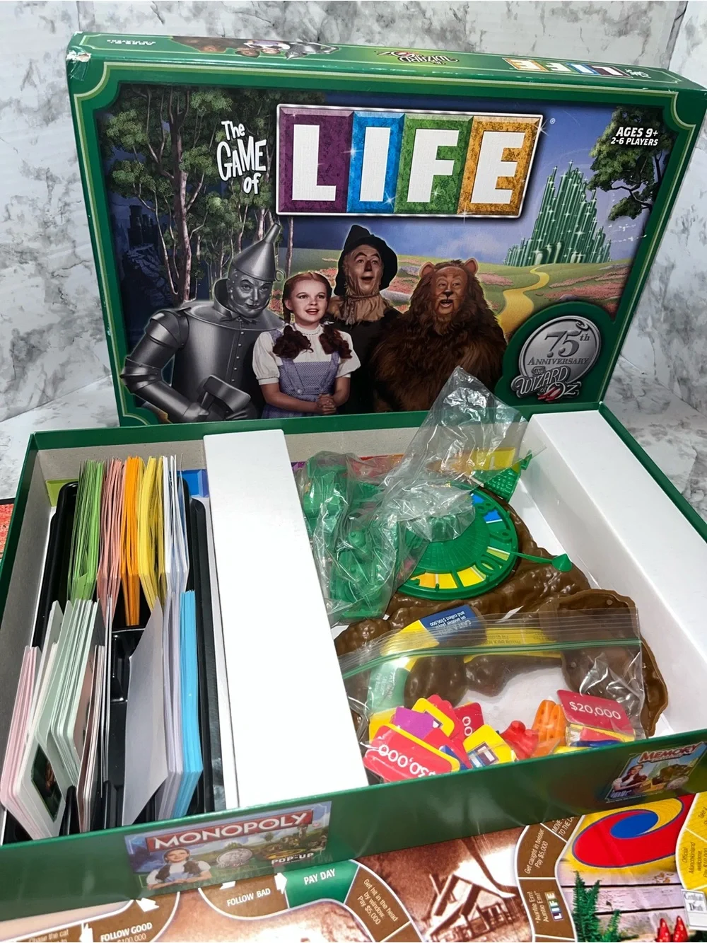 The Game of Life Wizard of Oz 75th Anniversary Collector's Edition - Green